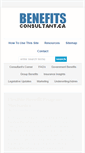 Mobile Screenshot of benefitsconsultant.ca